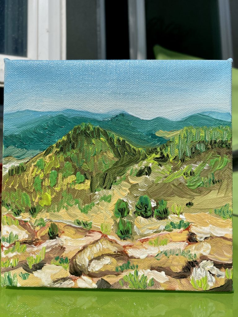 Mount Falcon Oil Landscape 
